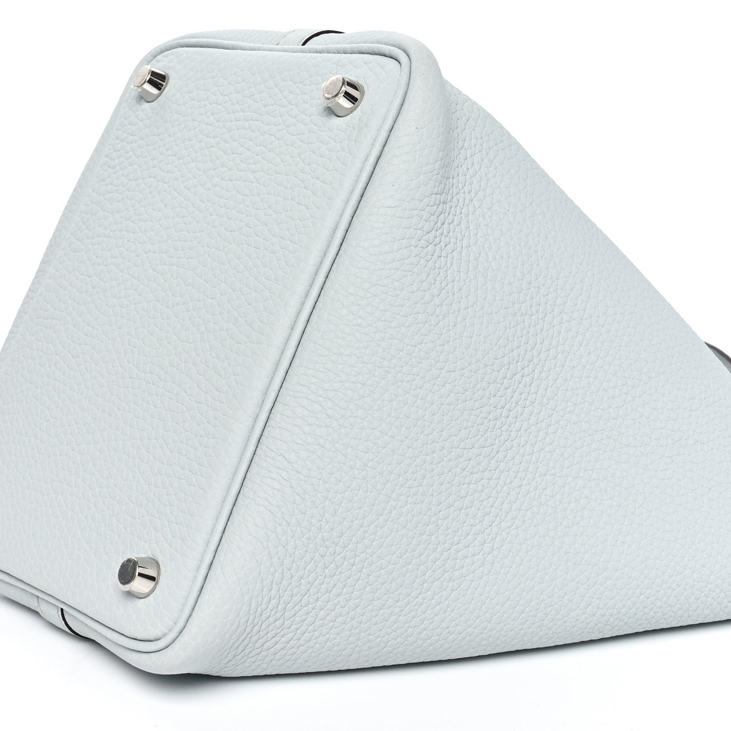 Taurillon Clemence Picotin Lock 18 PM Bleu Pale