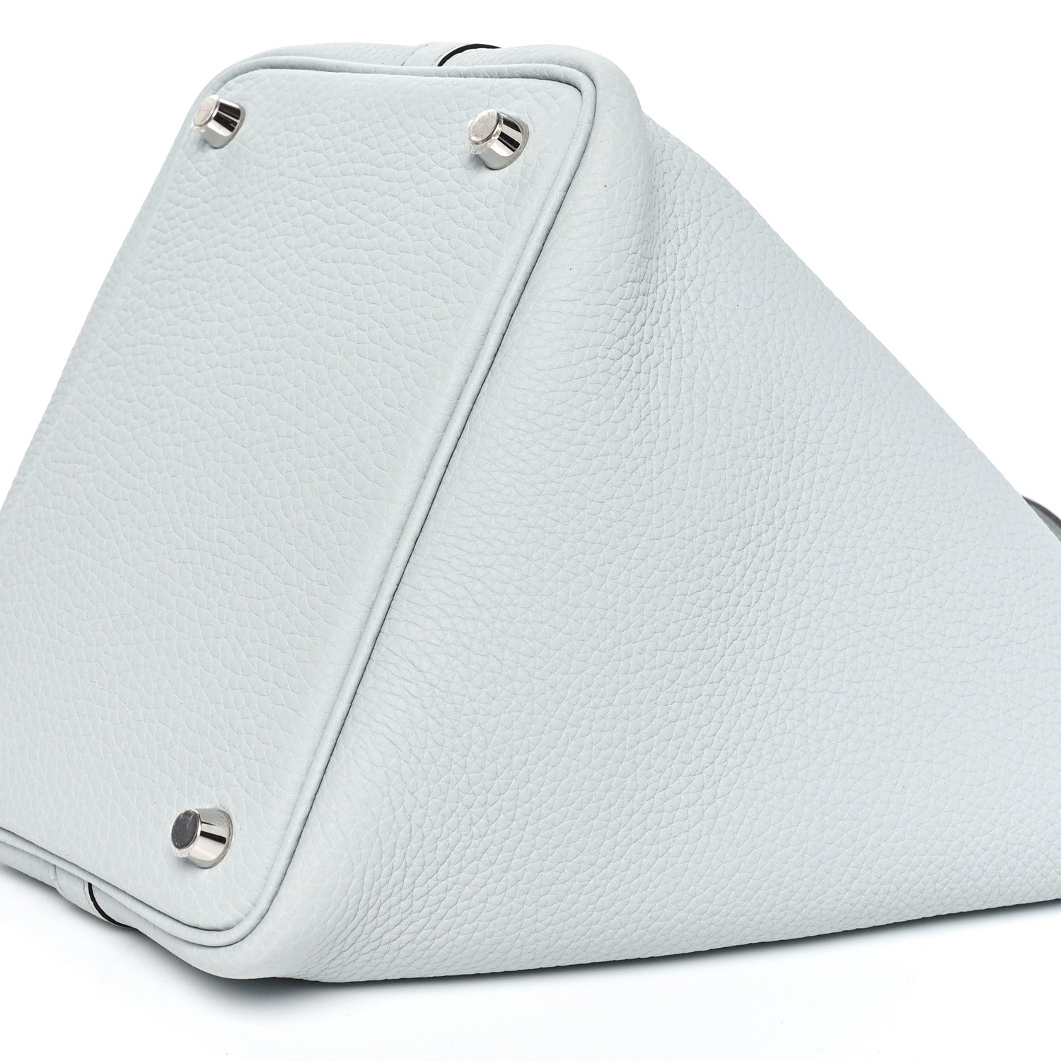 Hermes Taurillon Clemence Picotin Lock 18 PM Bleu Pale 9 of 10