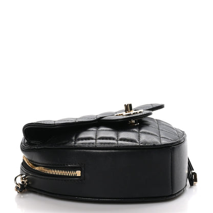 Chanel Lambskin Quilted CC In Love Heart Bag Black 4 of 11