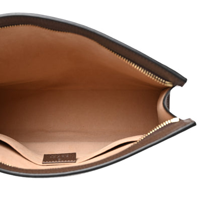 Gucci GG Supreme Monogram Web Ophidia Pouch Brown 5 of 10