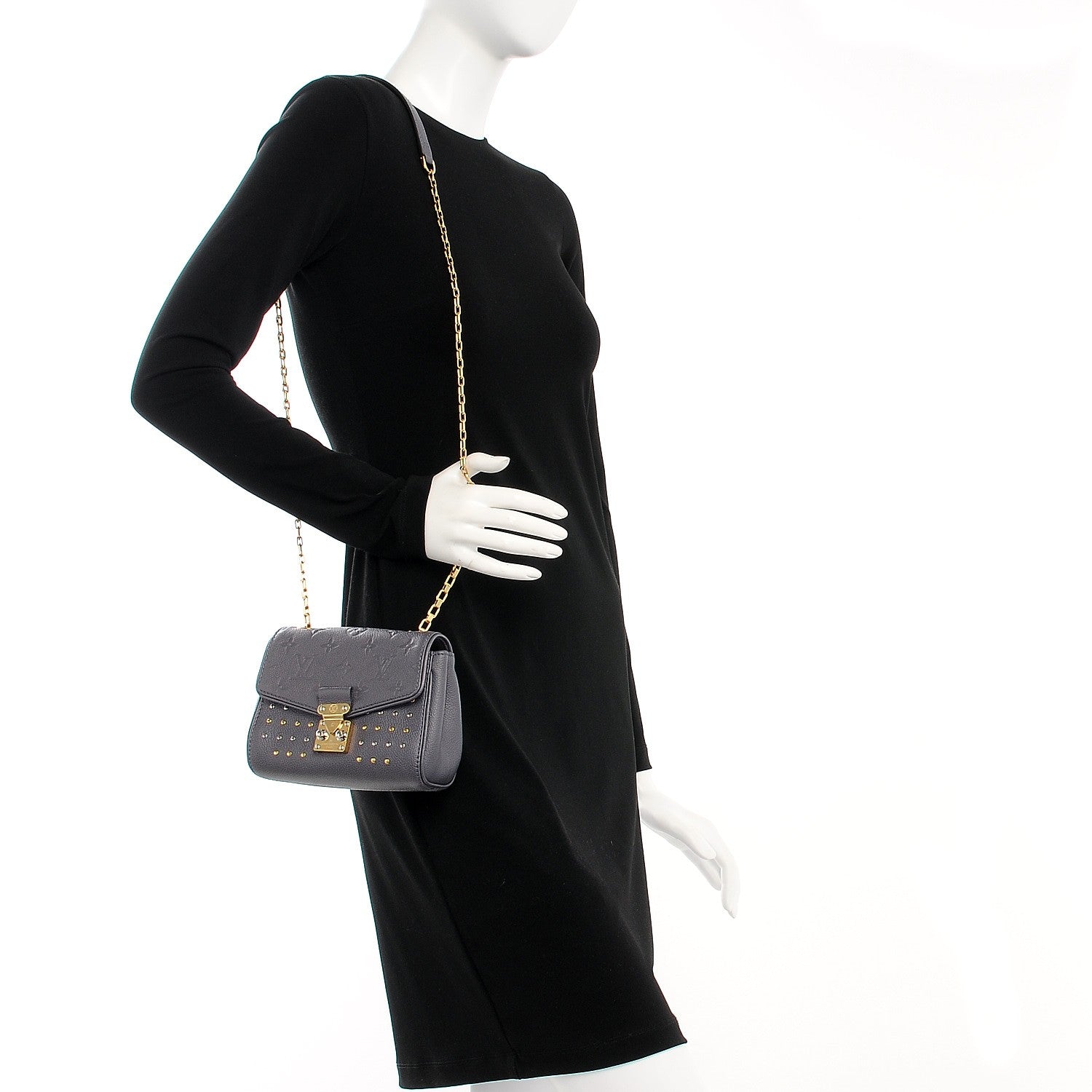 Louis Vuitton Empreinte Studded Saint Germain BB Gris Silver 2 of 7