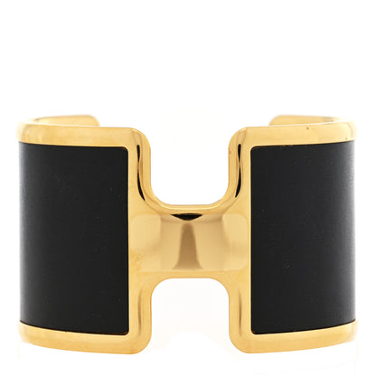 Hermes Box Olympe Cuff Bracelet Black 1 of 4