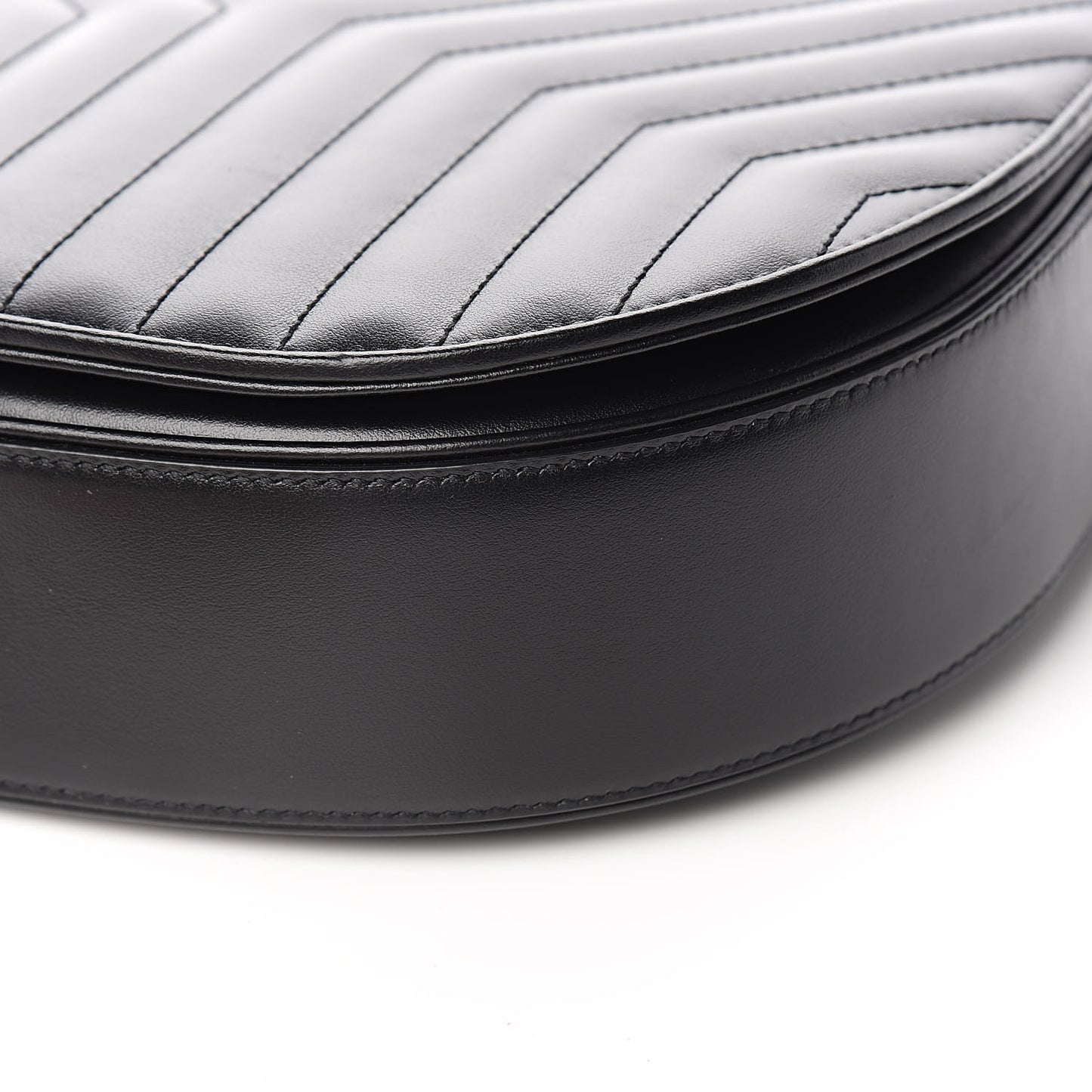 Calfskin Quilted Y Joan Satchel Black