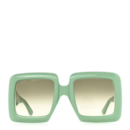 Gucci Oversized Square GG0783S Sunglasses Green 2 of 8