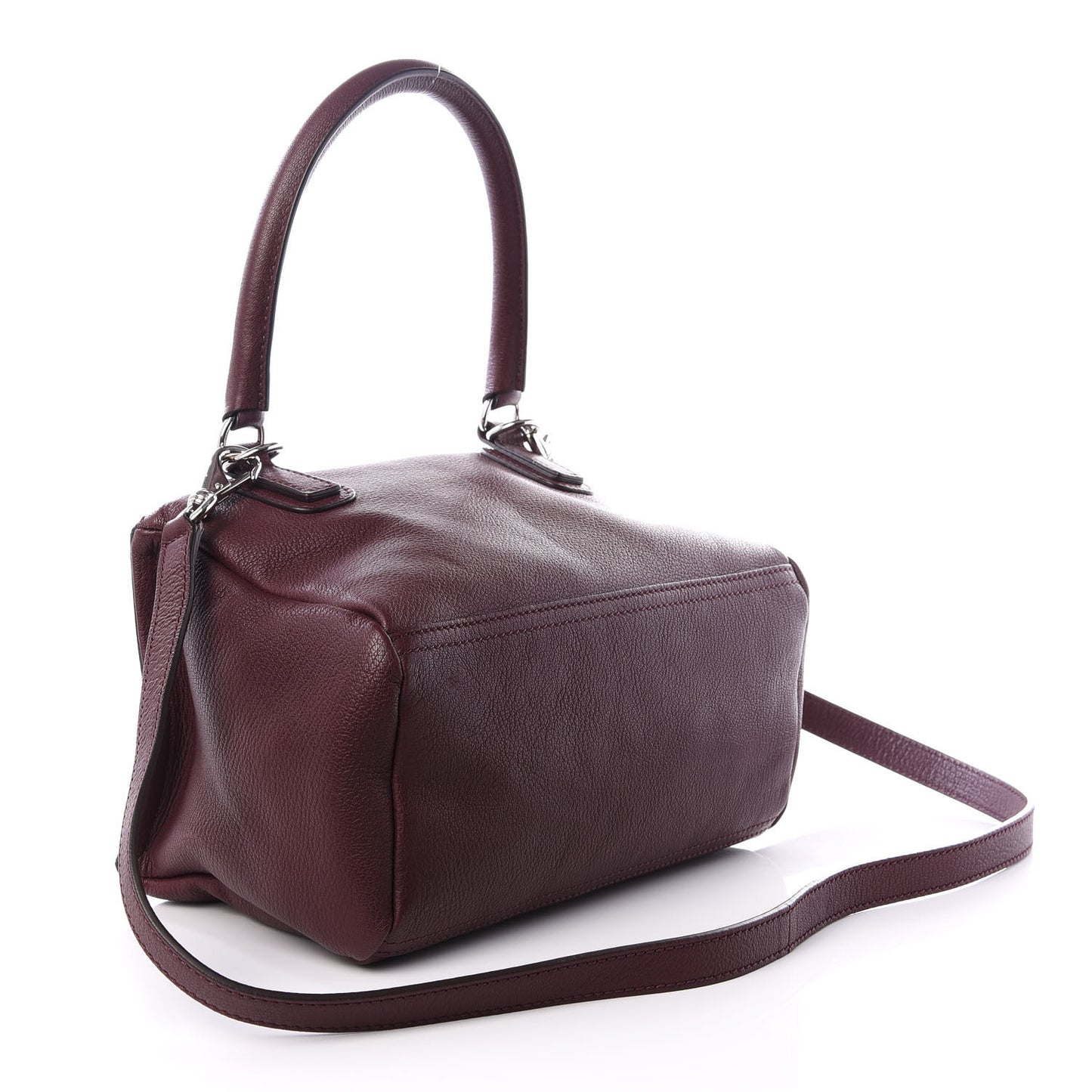 Sugar Goatskin Small Pandora Oxblood