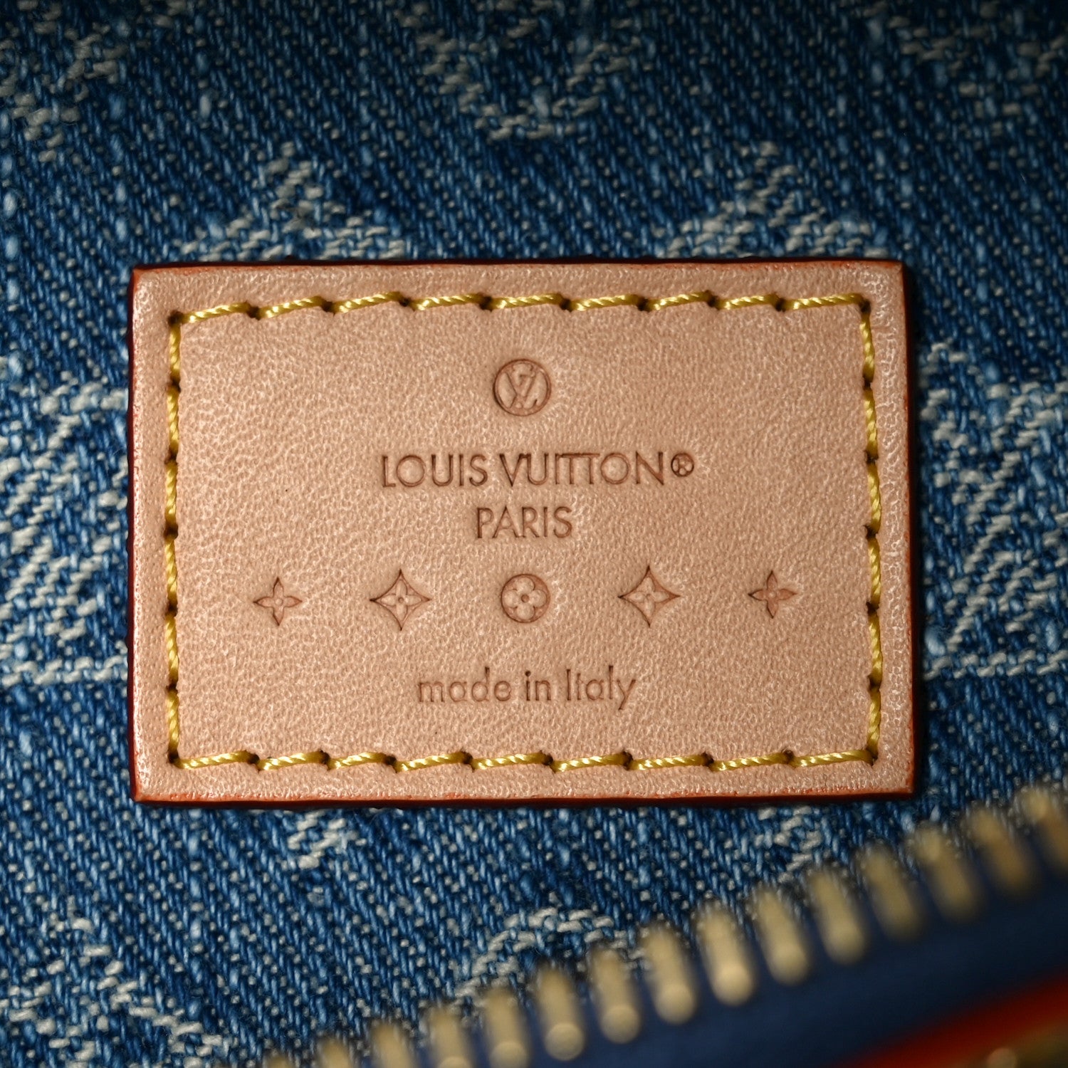 Louis Vuitton Monogram Denim High Rise Bumbag Blue 5 of 8