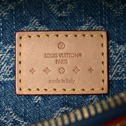 Louis Vuitton Monogram Denim High Rise Bumbag Blue 5 of 8