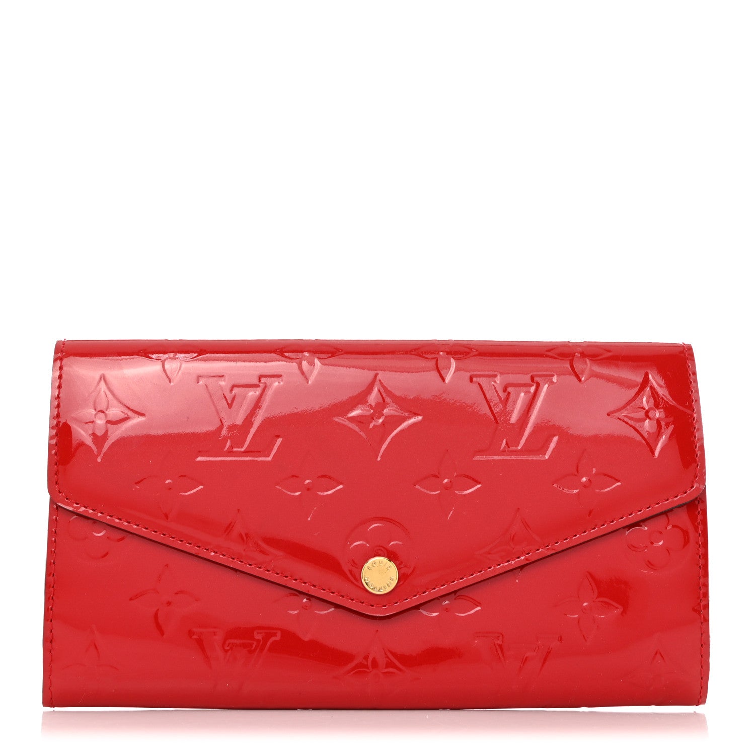 Louis Vuitton Vernis Sarah Wallet NM Cherry 1 of 6