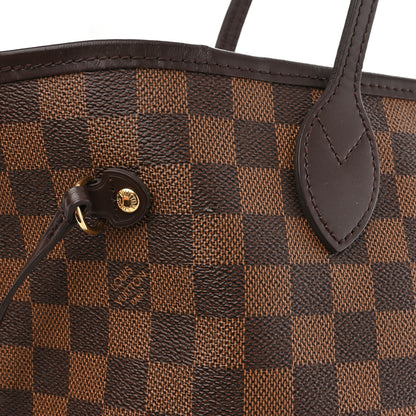 Louis Vuitton Damier Ebene Neo Neverfull MM Rose Ballerine 13 of 14