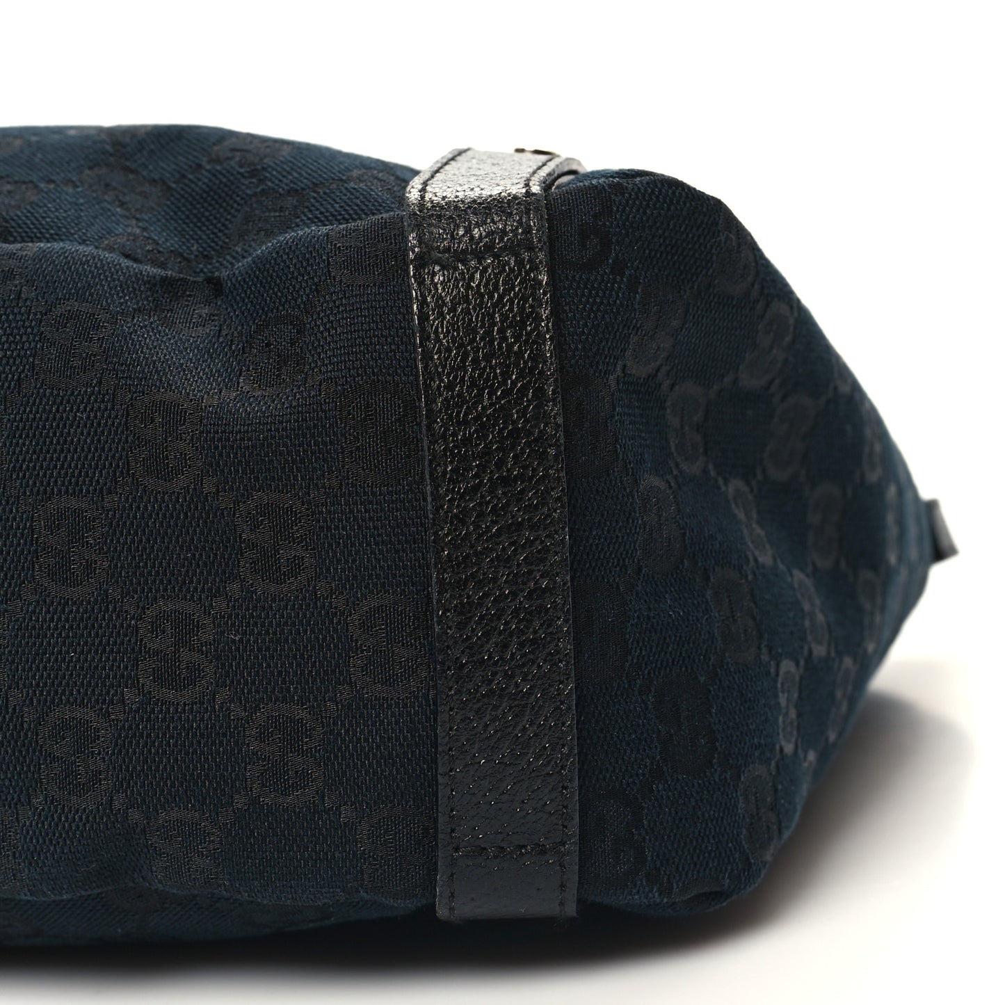 Monogram Medium Abbey Shoulder Bag Black