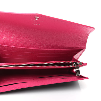 Louis Vuitton Epi Sarah Wallet NM Black Hot Pink 5 of 6