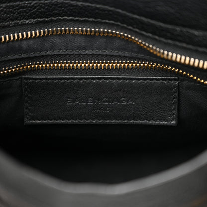 Balenciaga Chevre Gold Metallic Edge Hardware Mini City Black 7 of 16