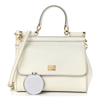 Dolce & Gabbana Dauphine Small Miss Sicily Satchel White 1 of 5