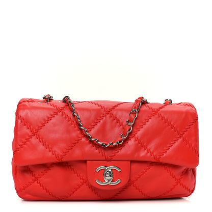 Chanel Lambskin Ultimate Stitch Flap Red 1 of 11