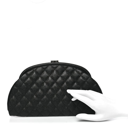 Chanel Caviar Quilted Timeless Clutch Black 2 of 8