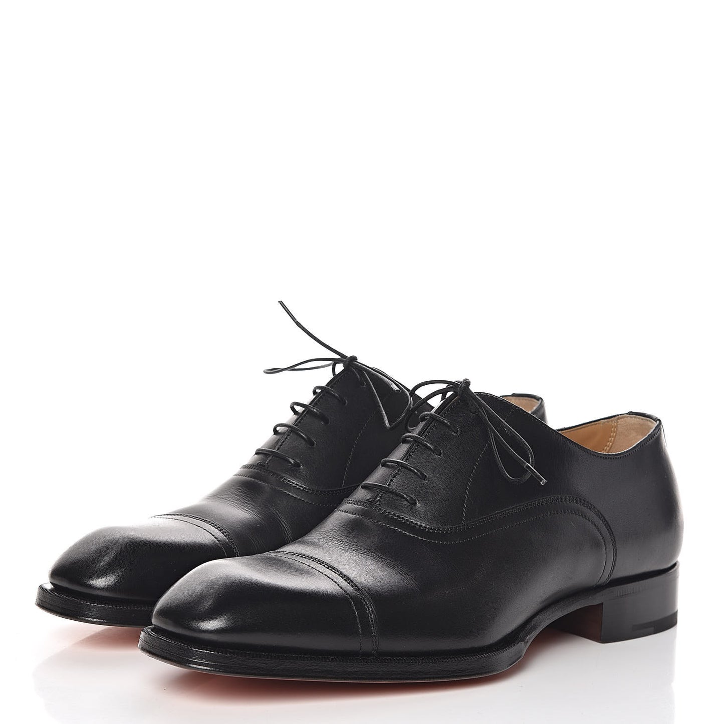 Calfskin Mens Philip Oxford 41.5 Black