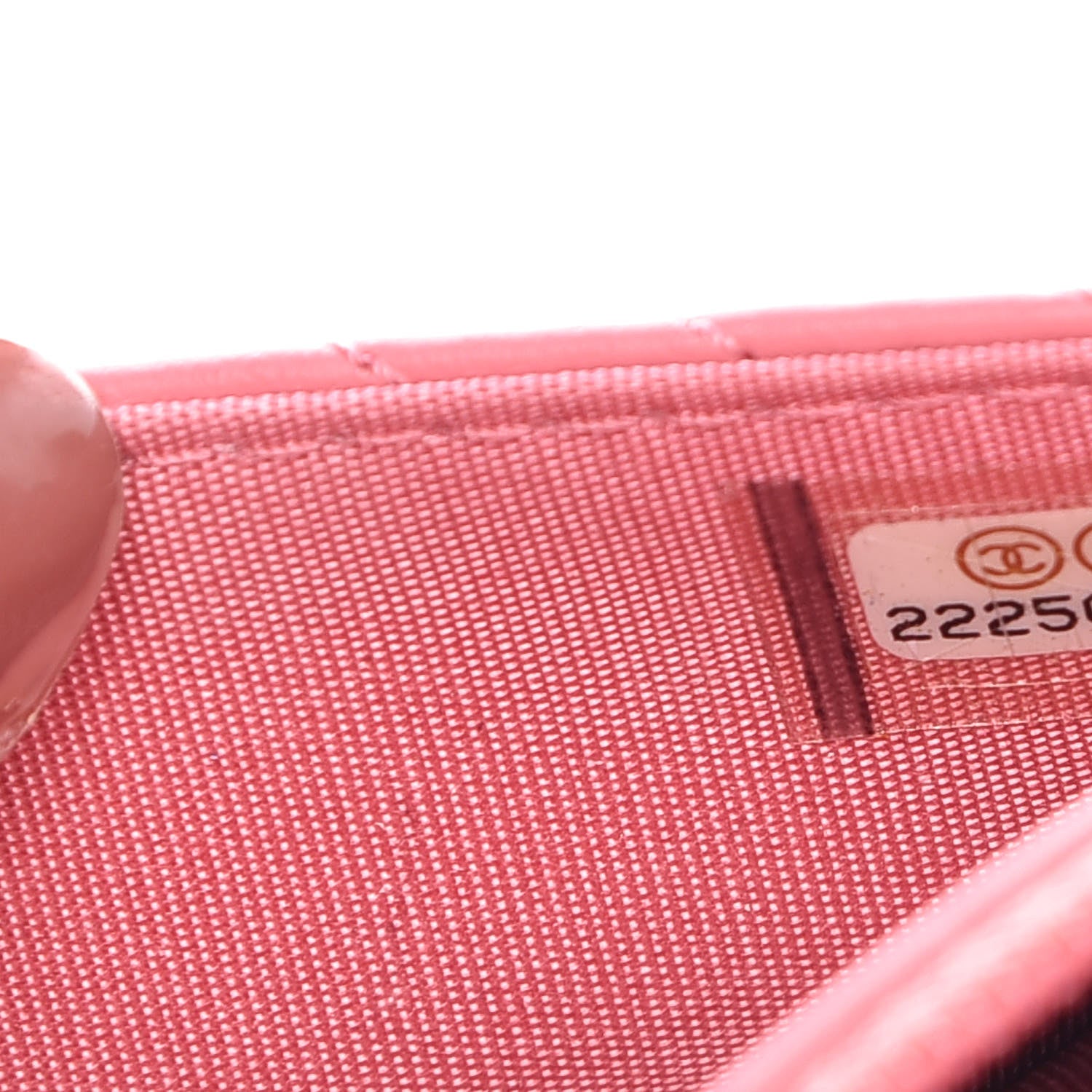 Chanel Calfskin Chevron Quilted Boy Wallet On Chain WOC Pink 8 of 14