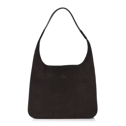 Gucci Suede Shoulder Bag Brown 1 of 10