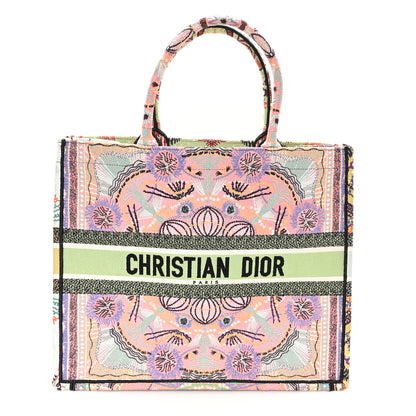 Christian Dior Canvas Embroidered Large In Lights Book Tote Multicolor 1 of 11