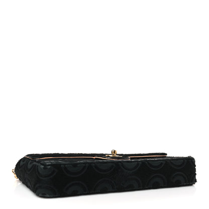 Chanel Pony Hair CocoDouble East West Flap Black Rose 4 of 9