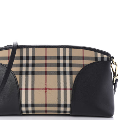 Burberry Horseferry Check Small Chichester Crossbody Clutch Bag Black 11 of 11