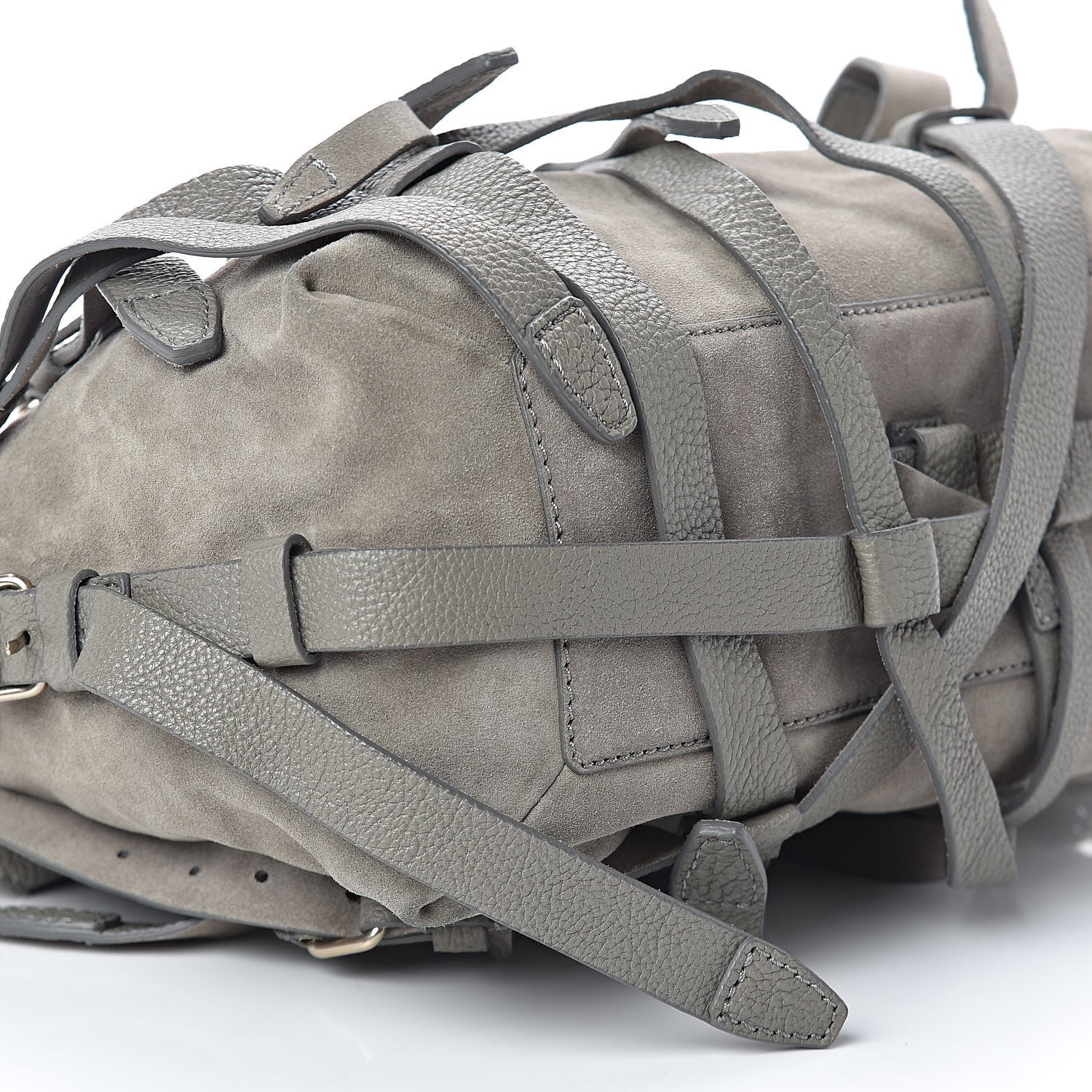 Alexander Wang Suede Kirsten Satchel Grey 7 of 9