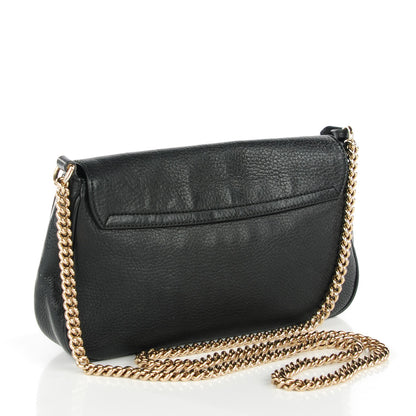 Gucci Pebbled Calfskin Medium Soho Flap Crossbody Black 6 of 14