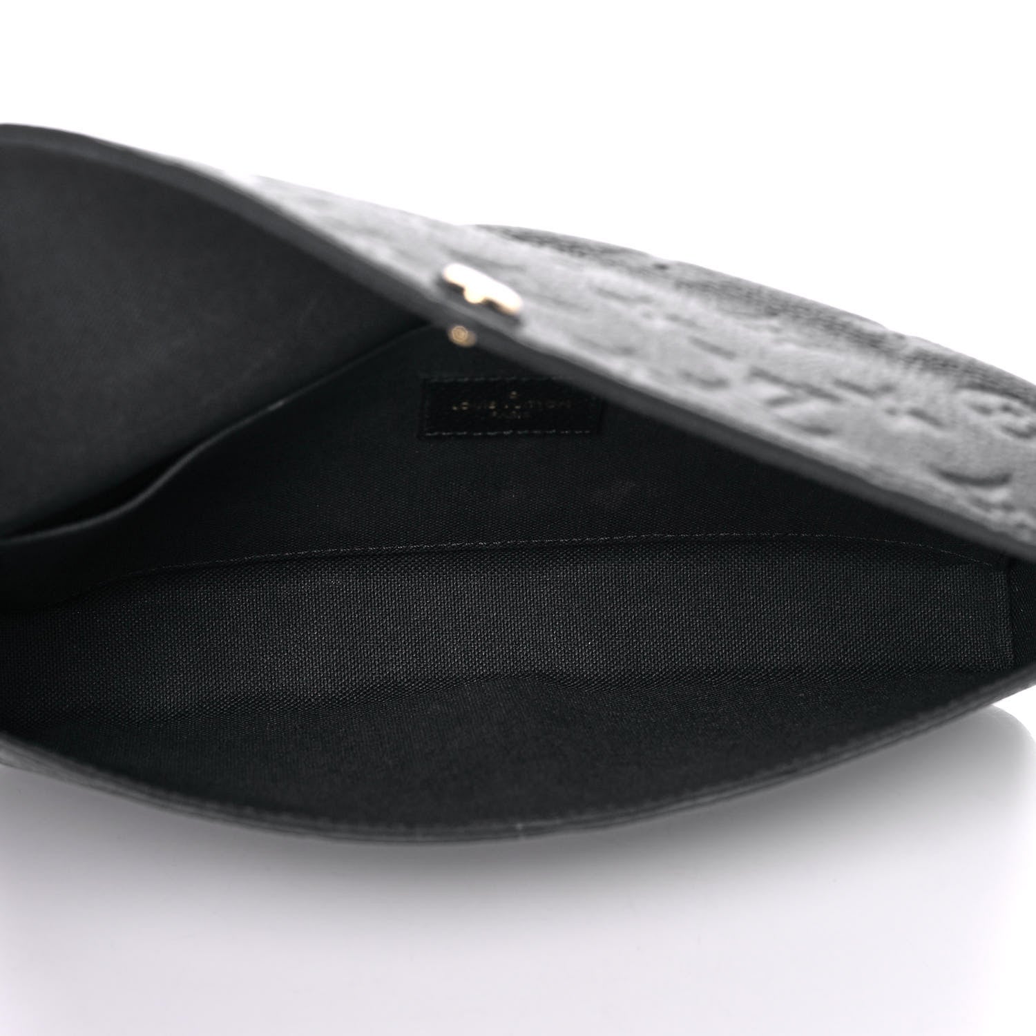 Louis Vuitton Empreinte Pochette Felicie Chain Wallet Black 5 of 12