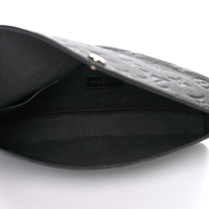 Louis Vuitton Empreinte Pochette Felicie Chain Wallet Black 5 of 12