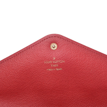 Louis Vuitton Damier Ebene Josephine Wallet Red 6 of 13