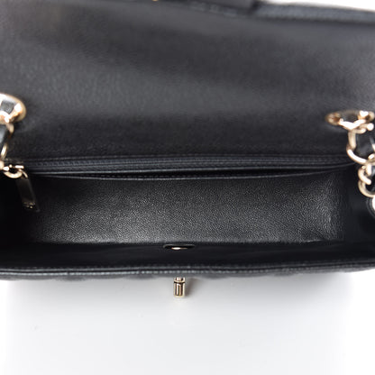 Chanel Caviar Quilted Mini Rectangular Flap Dark Grey 7 of 10
