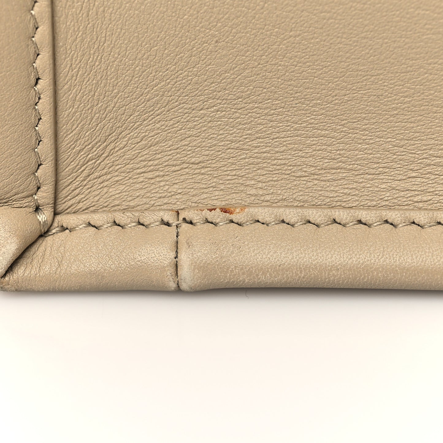 Calfskin Embossed Medium Book Tote Beige