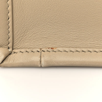 Christian Dior Calfskin Embossed Medium Book Tote Beige 12 of 16
