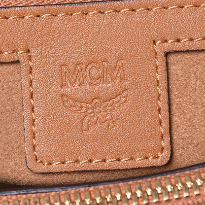 MCM Visetos Large Essential Tote Cognac 6 of 11