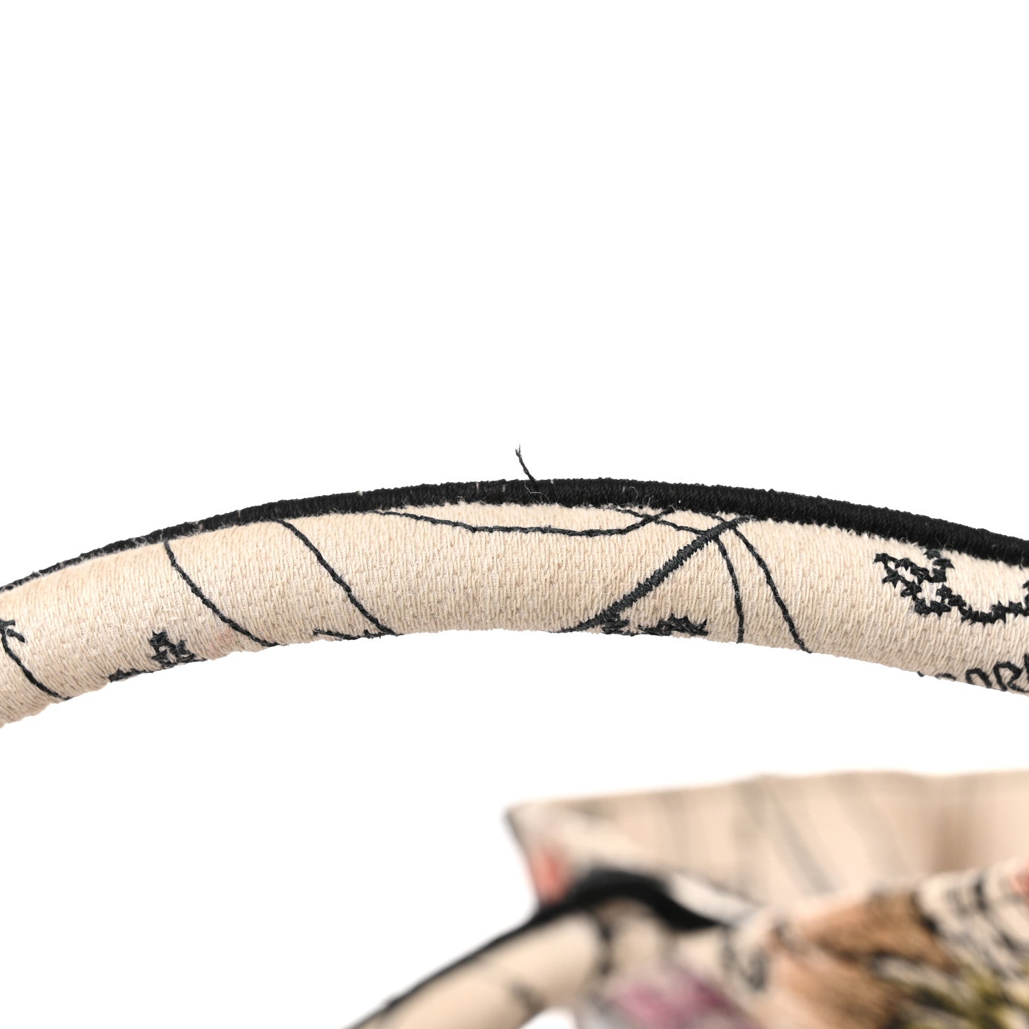 Christian Dior Canvas Embroidered Large Zodiac Book Tote Latte Multicolor 11 of 15