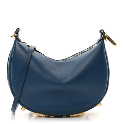 Fendi Vitello Grace Matte Mini Fendigraphy Hobo Bag Mirto 1 of 10