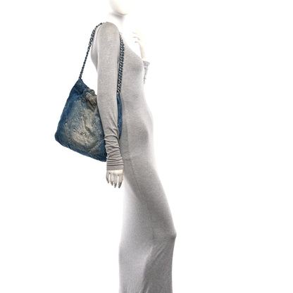 Chanel Denim Quilted Small Chanel 22 Blue 3 of 12