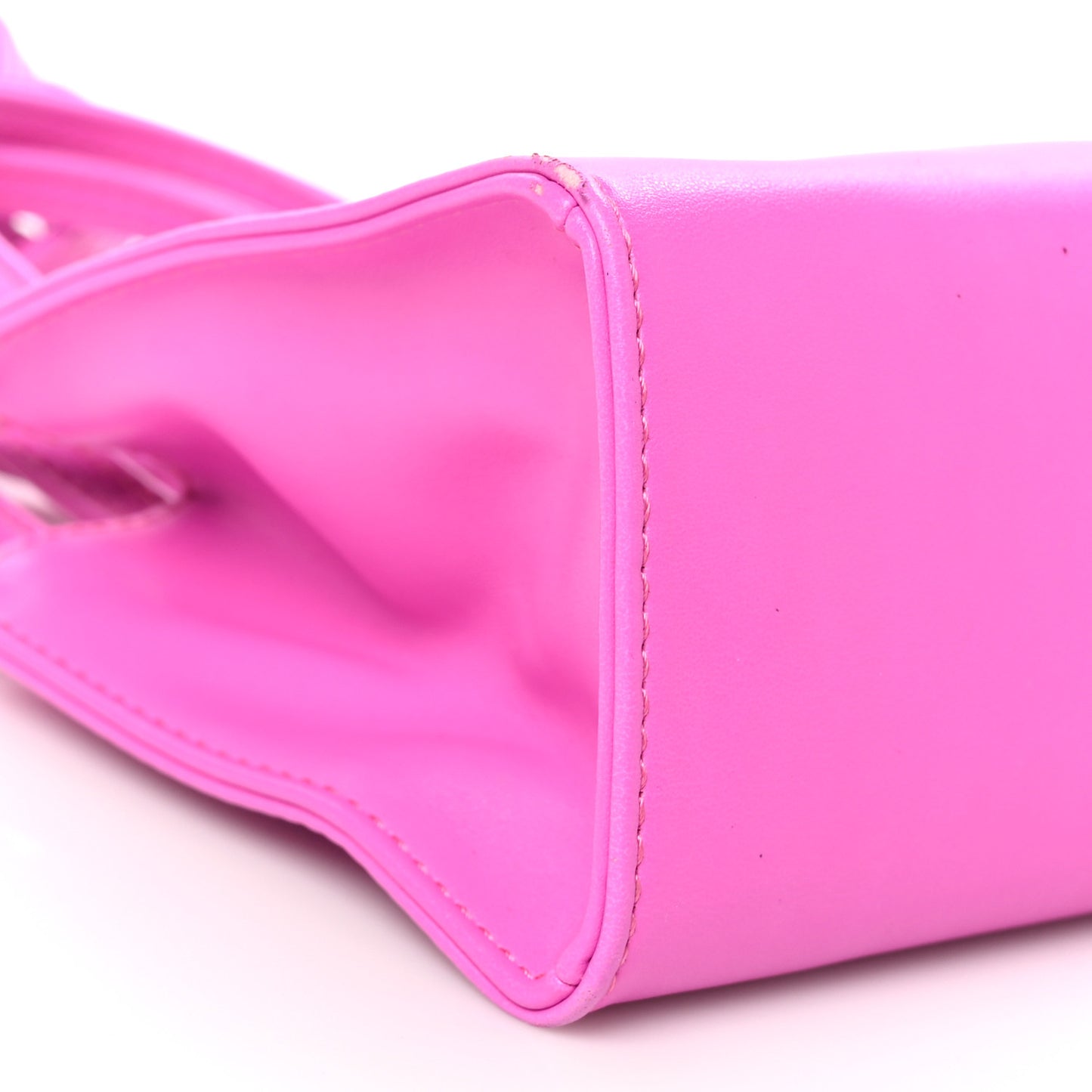 Vegan Leather Small Shopping Bag Azalea