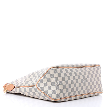 Louis Vuitton Damier Azur Delightful MM Rose Ballerine 4 of 10