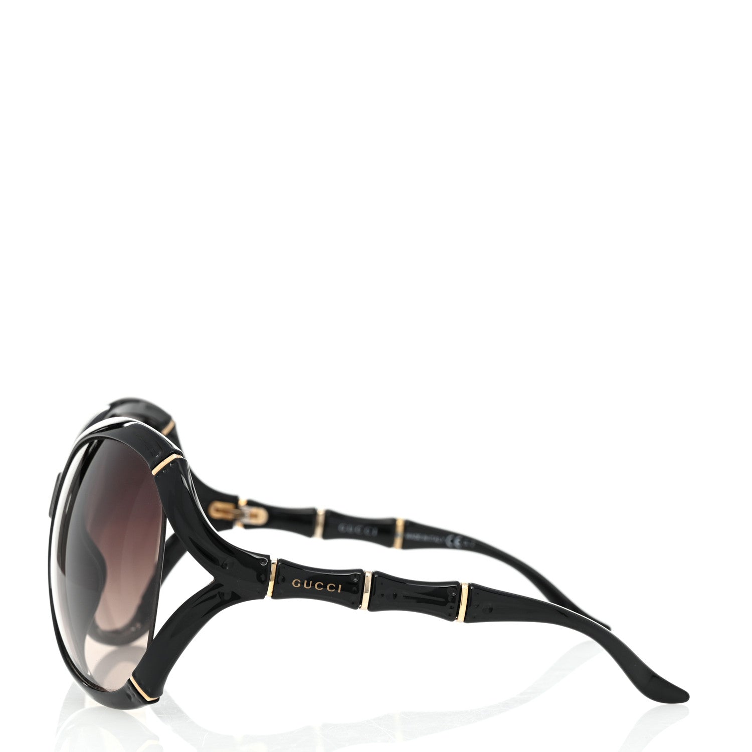 Gucci Bamboo Sunglasses 3509/S Dark Brown 3 of 7