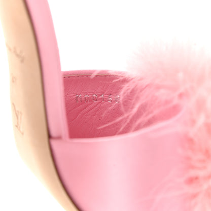 Louis Vuitton Fur Crystal LV Marilyn Mule 37 Rose 8 of 9