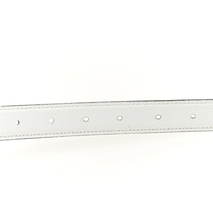 Hermes Swift Epsom 24mm Garden Party H Belt 80 32 Etoupe White 4 of 5