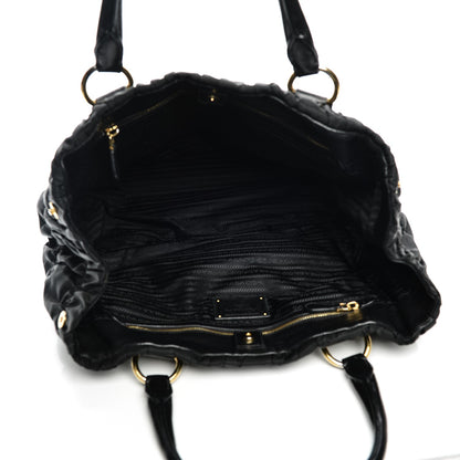 Prada Tessuto Nylon Gaufre Tote Nero Black 5 of 11