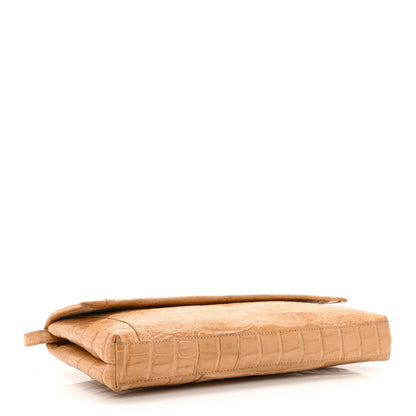 Nancy Gonzalez Crocodile Shoulder Bag Beige 4 of 10