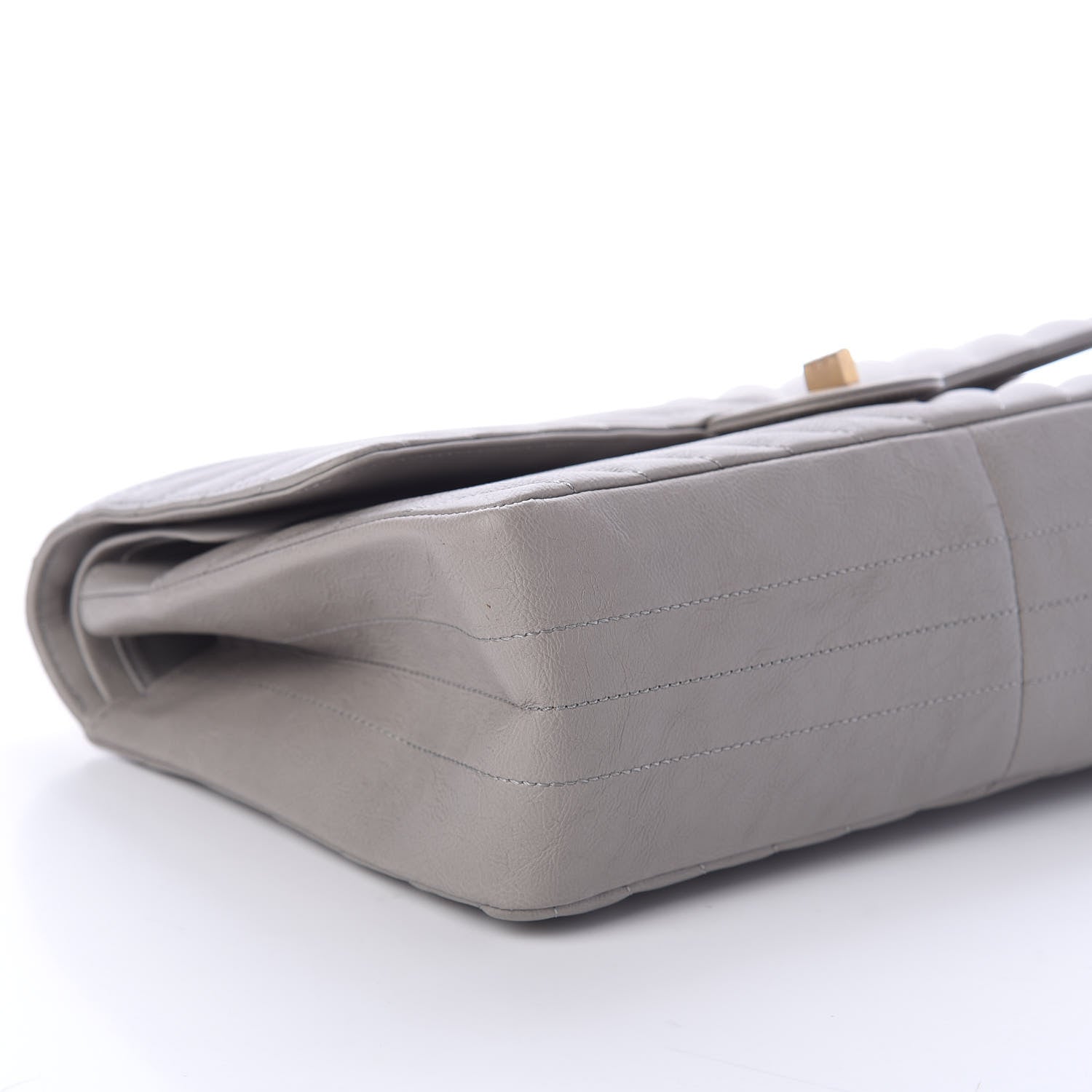 Chanel Calfskin Chevron Quilted 2.55 Reissue 226 Flap Grey 5 of 8
