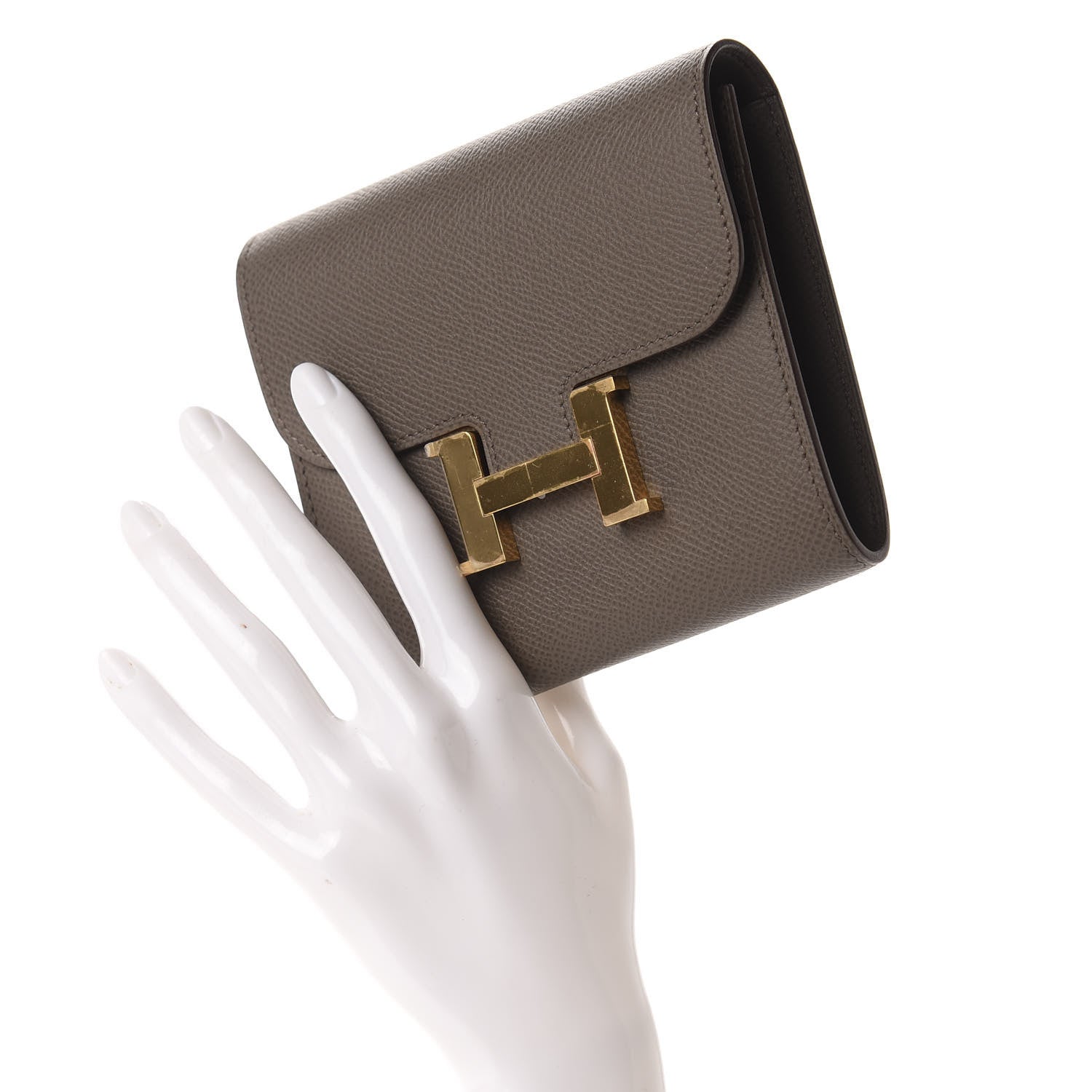 Hermes Epsom Constance Short Wallet Etain 2 of 6