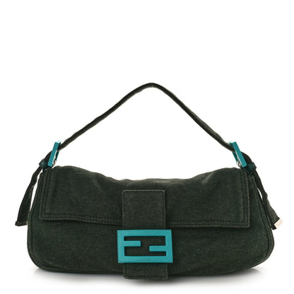 Fendi Jersey Baguette Green 1 of 8