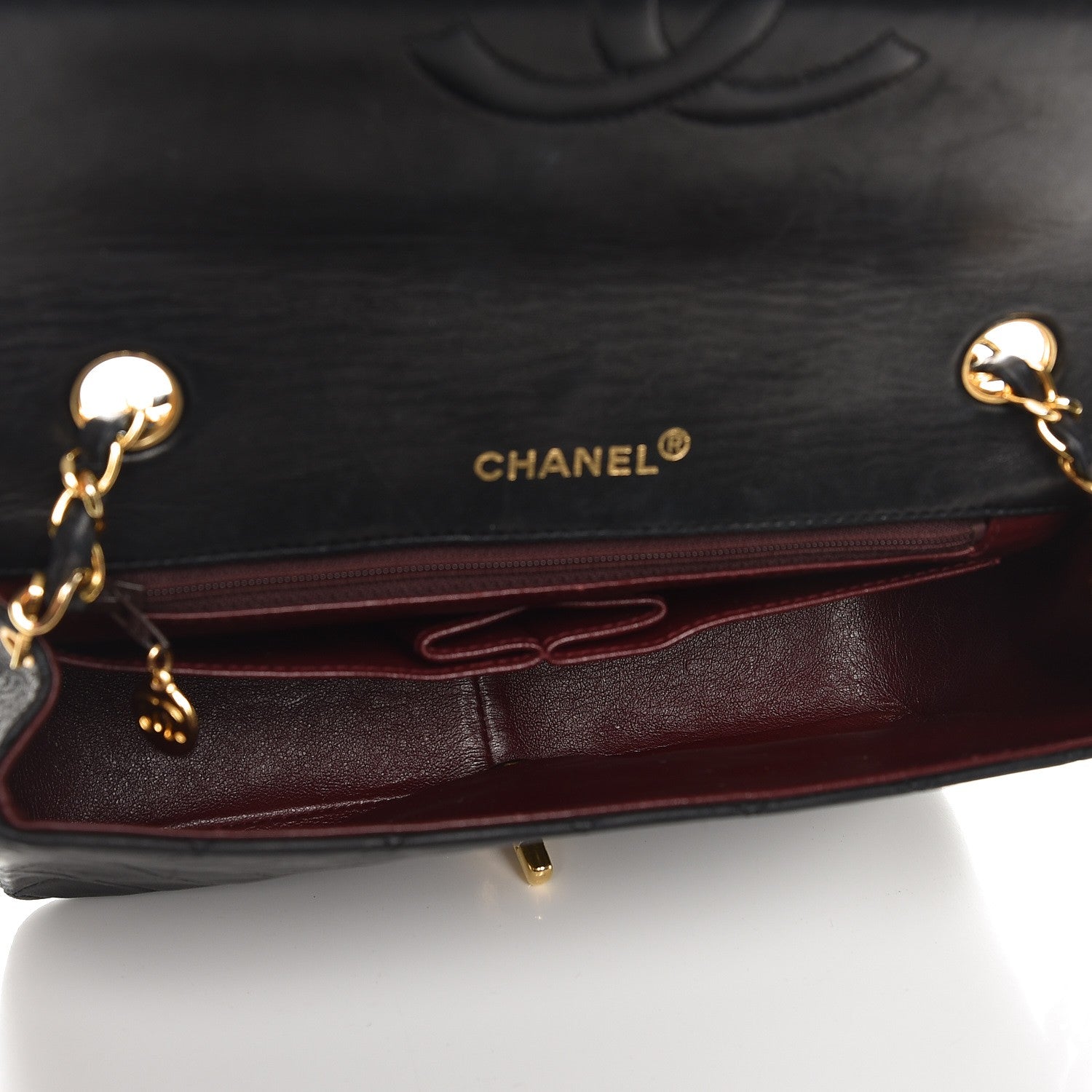 Chanel Lambskin Quilted Small Single Flap Black 5 of 13