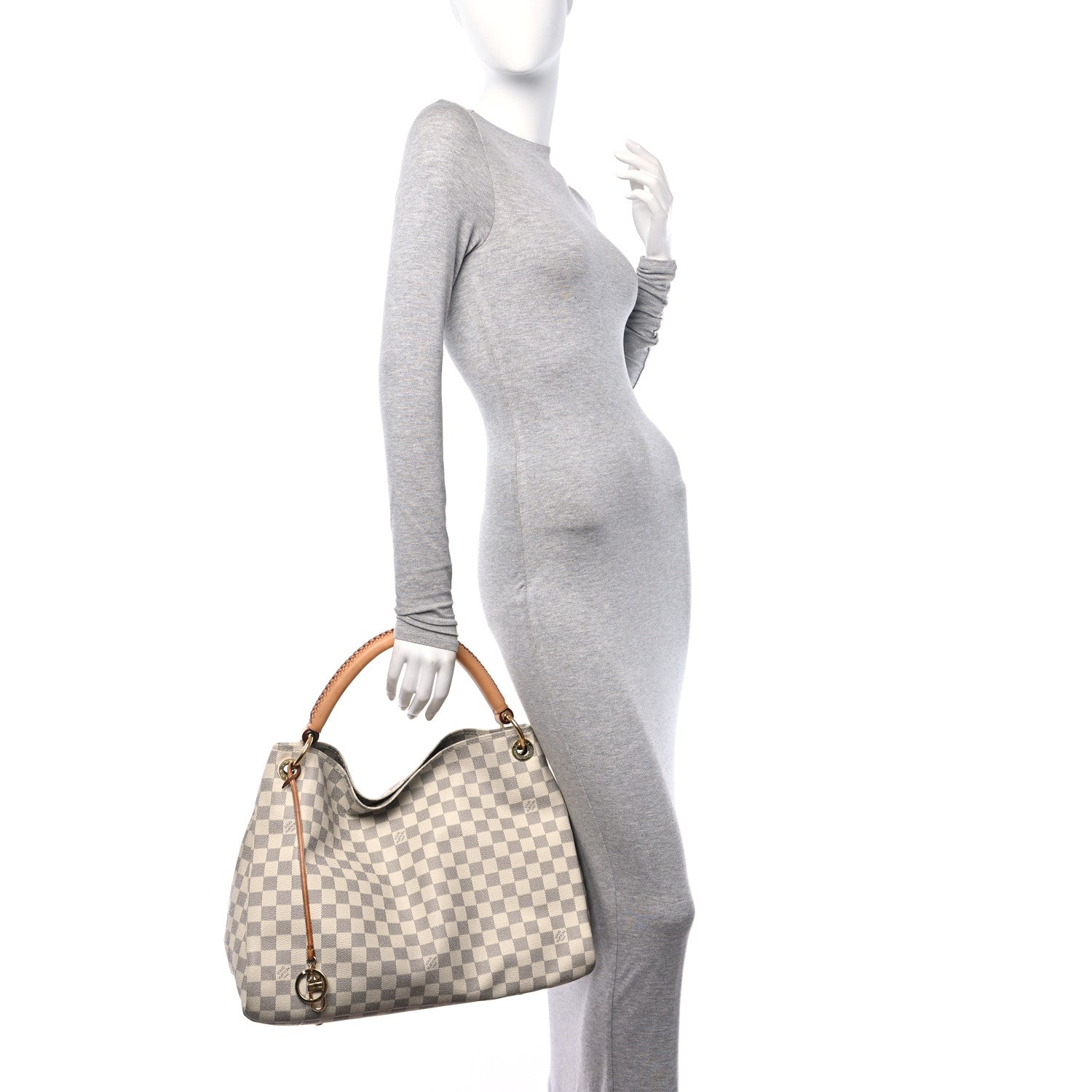 Louis Vuitton Damier Azur Artsy MM 2 of 9