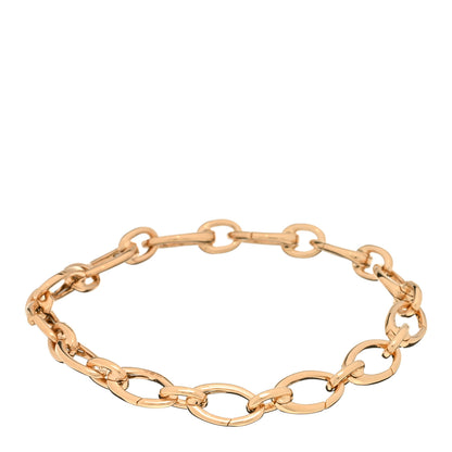 Tiffany 18K Rose Gold Clasping Oval Link Bracelet 2 of 3